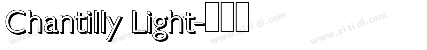 Chantilly Light字体转换